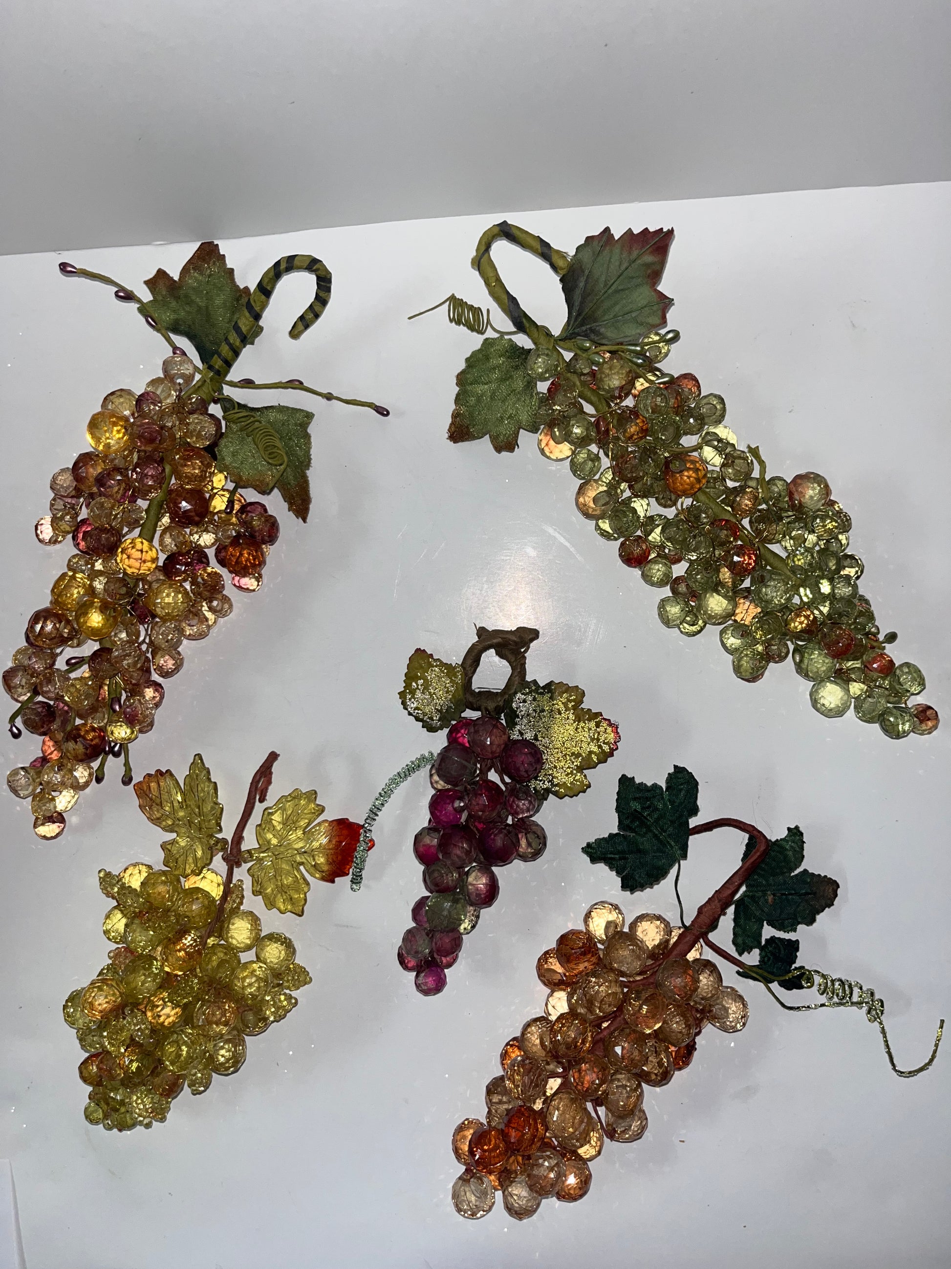 Vintage Lucite Grape Clusters - Finest Antique