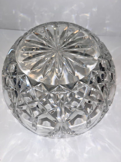 Vintage Poland Fifth Avenue Crystal Diamond Cut Bowl - Finest Antique