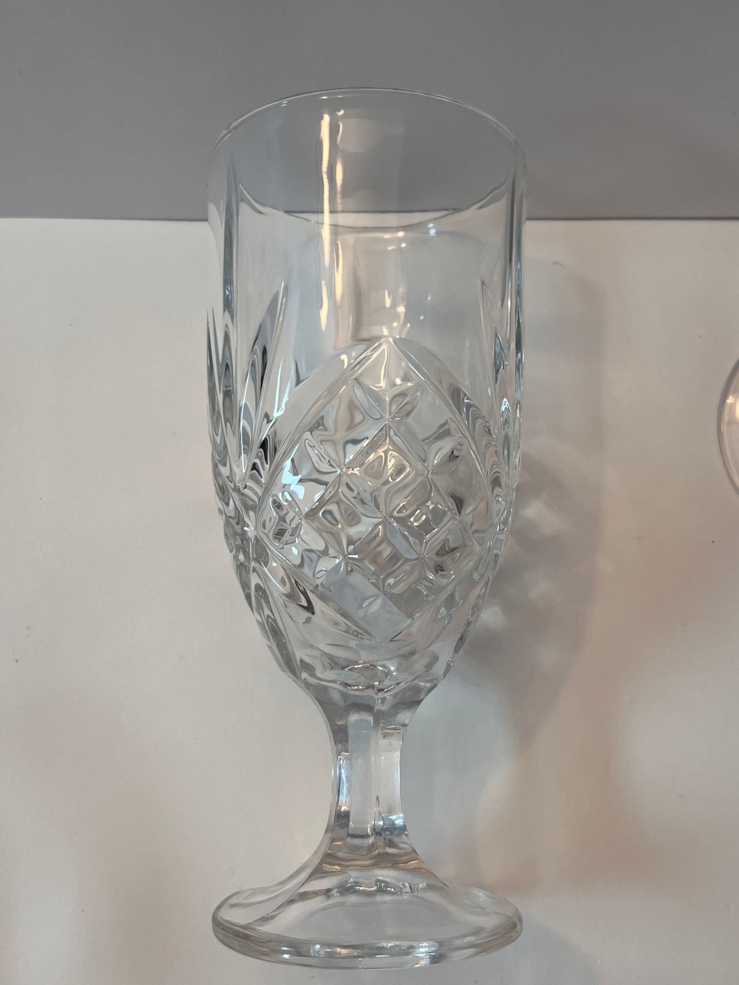 Vintage Shannon by Godinger Crystal Drinking Goblets - Finest Antique