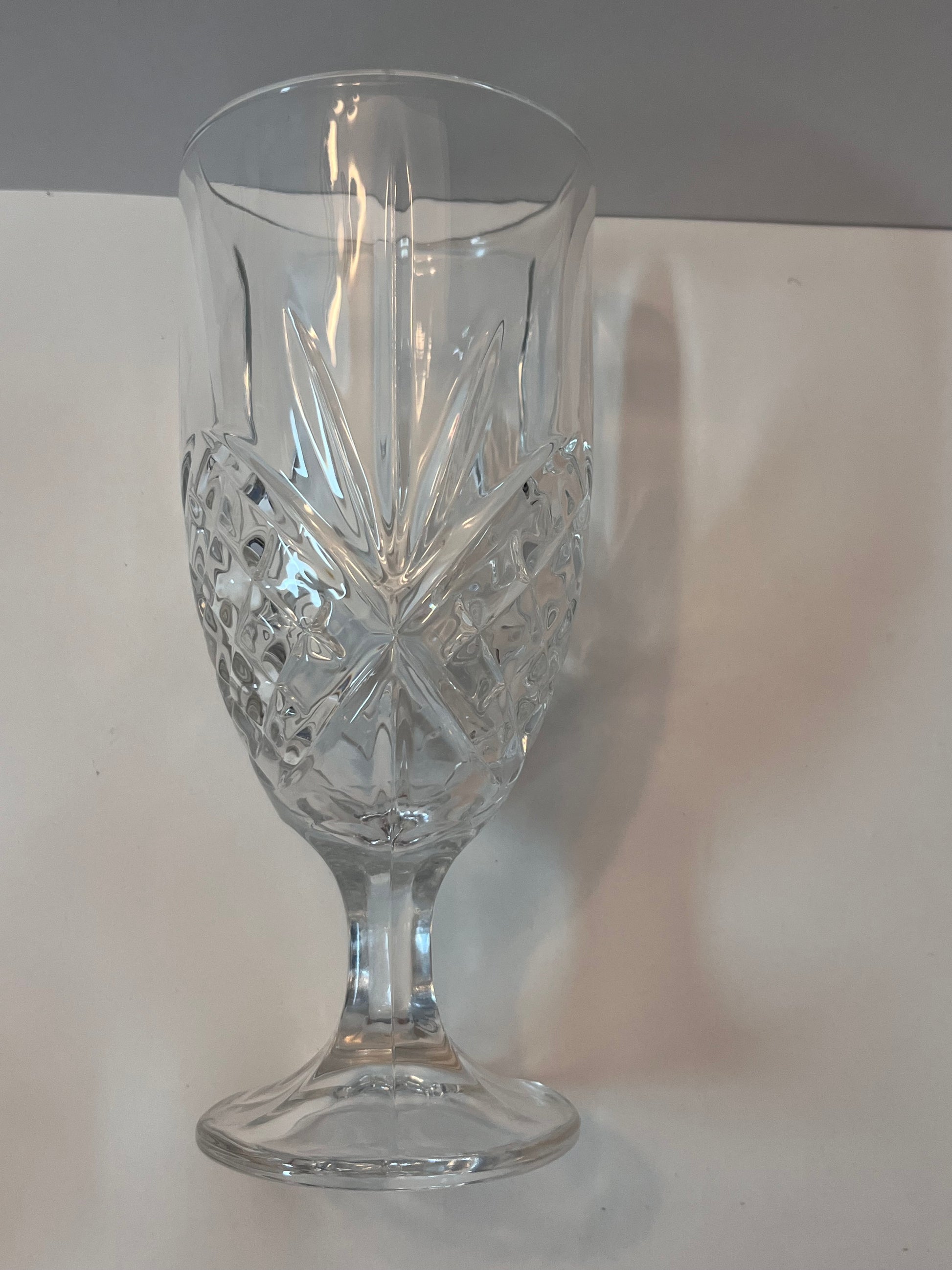 Vintage Shannon by Godinger Crystal Drinking Goblets - Finest Antique