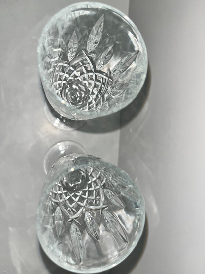 Vintage Waterford Marquis Crystal Stemware Flutes - Finest Antique