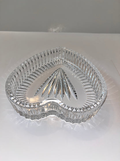 Waterford Crystal Heart-Shaped Trinket Dish - Finest Antique