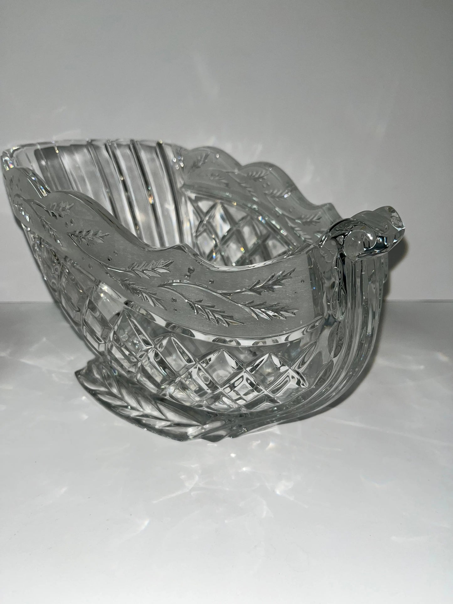 Waterford Marquis Holiday Sleigh Crystal Bowl - Finest Antique